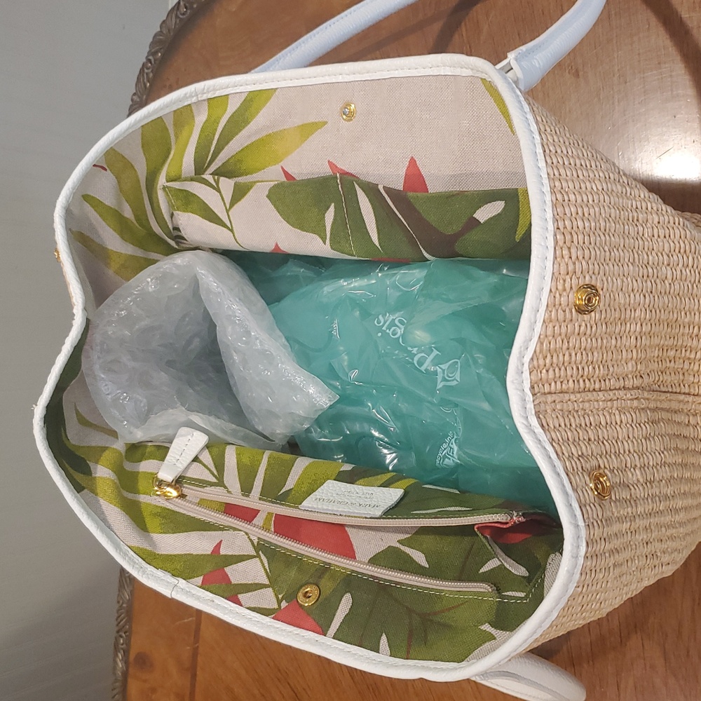 Mark & Graham Rafia Tote Bag - Picture 11 of 14